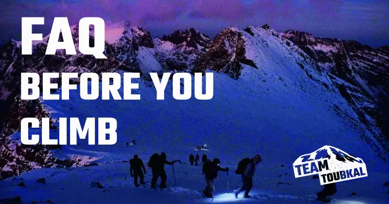 FAQ Before You Climb
